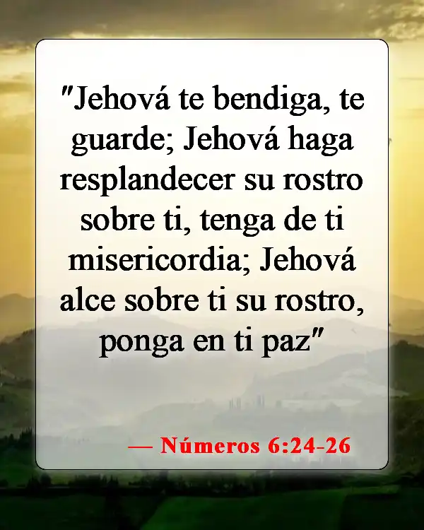 Versículos bíblicos sobre bendecir a alguien (Números 6:24-26)