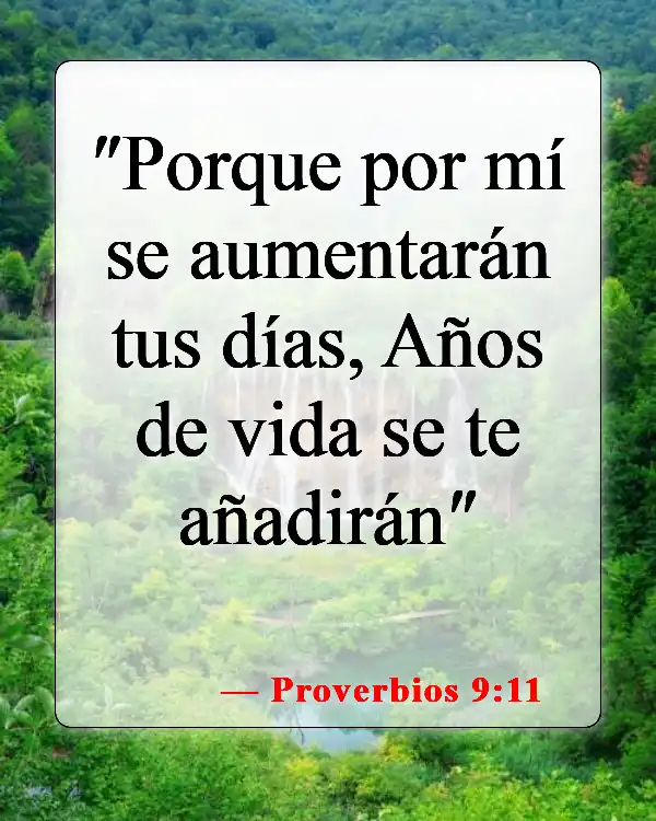 Versículos bíblicos sobre la celebración de cumpleaños (Proverbios 9:11)