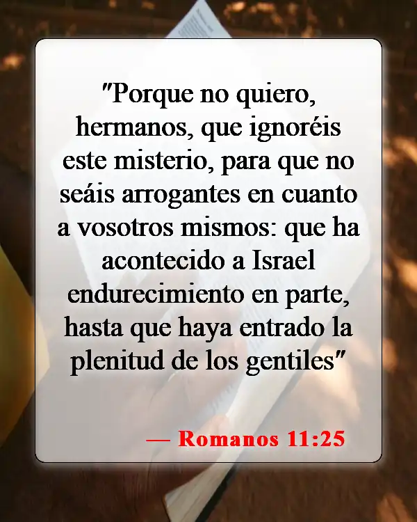 Versículos bíblicos sobre conocer el futuro (Romanos 11:25)