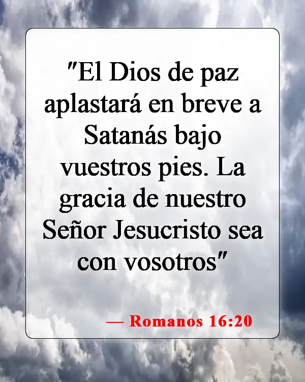 Versículos bíblicos sobre vencer al mundo (Romanos 16:20)