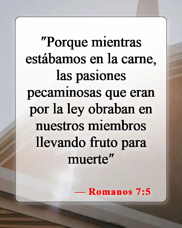 Versículos bíblicos sobre dar malos frutos (Romanos 7:5)