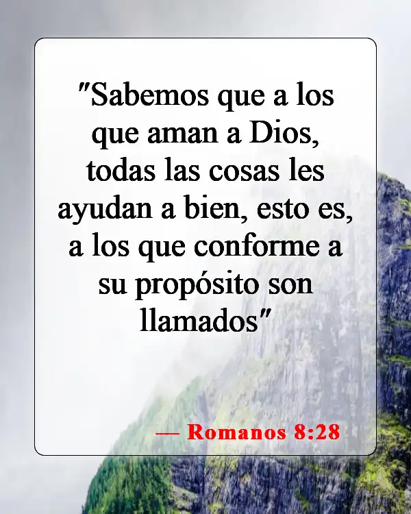 Versículos de la Biblia sobre ser llamado por Dios (Romanos 8:28)