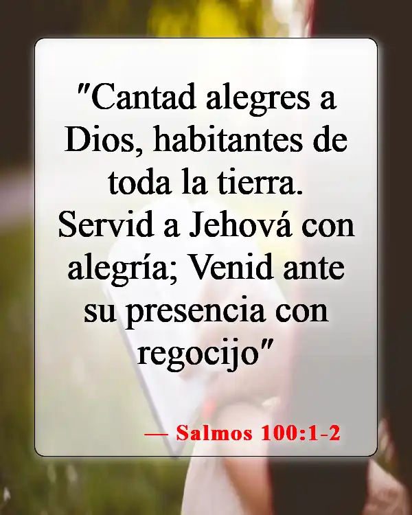 Versículos bíblicos sobre la celebración de cumpleaños (Salmos 100:1-2)
