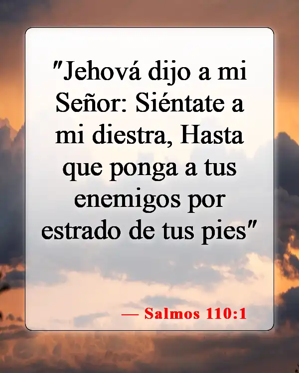 Versículos de la Biblia sobre la mano derecha de Dios (Salmos 110:1)