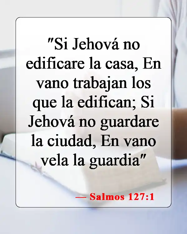 Versículos bíblicos sobre la oración en el hogar (Salmos 127:1)