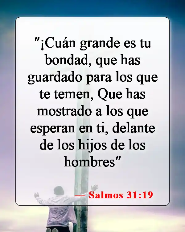 Versículos de la Biblia sobre el Dios asombroso (Salmos 31:19)