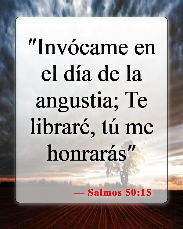 Versículos de la Biblia sobre pedir ayuda (Salmos 50:15)