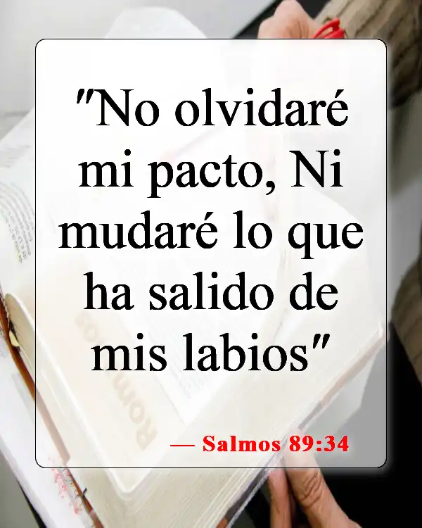 Versículos bíblicos sobre el nuevo pacto (Salmos 89:34)