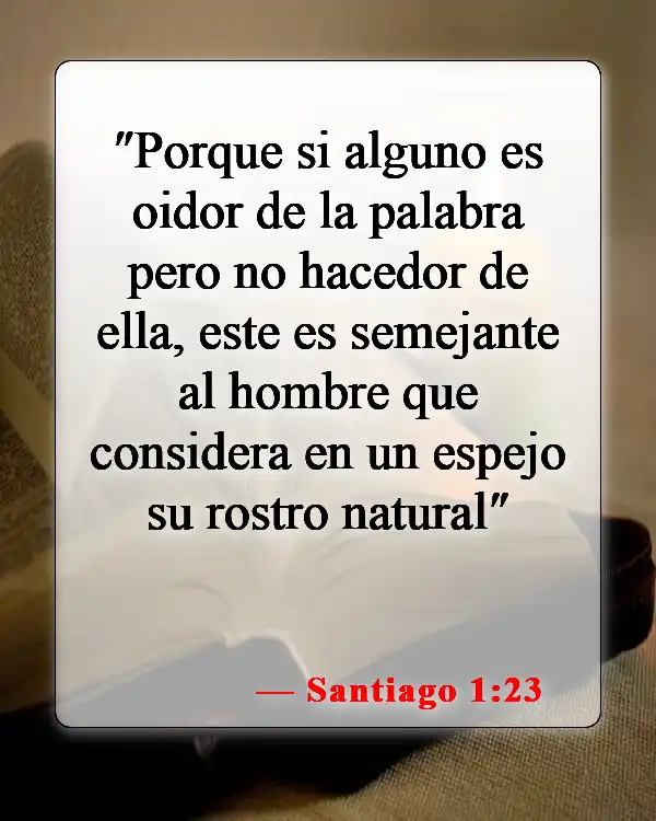 Versículos de la Biblia sobre el hombre (Santiago 1:23)