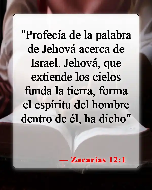 Versículos bíblicos sobre la evolución (Zacarías 12:1)