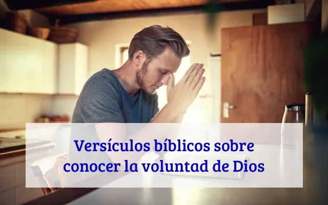 Versículos bíblicos sobre conocer la voluntad de Dios