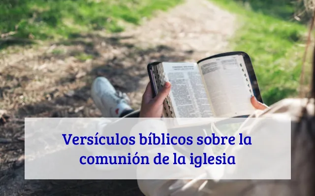 Versículos bíblicos sobre la comunión de la iglesia