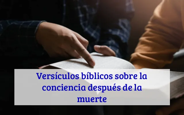 Versículos bíblicos sobre la conciencia después de la muerte