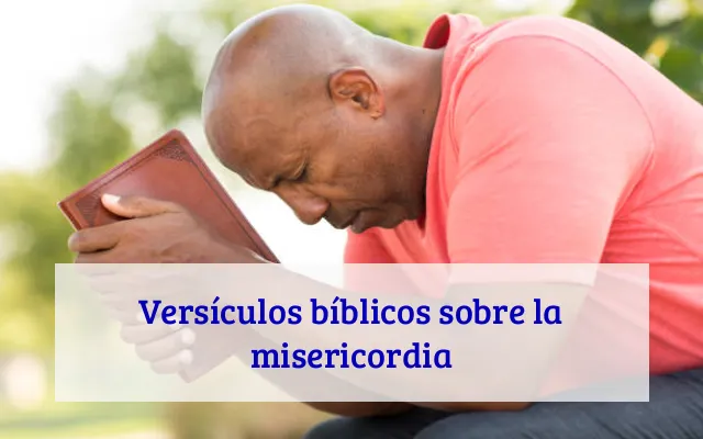 Versículos bíblicos sobre la misericordia