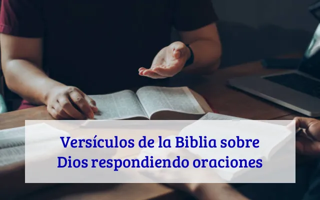 Versículos de la Biblia sobre Dios respondiendo oraciones