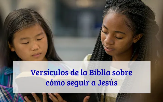 Versículos de la Biblia sobre cómo seguir a Jesús