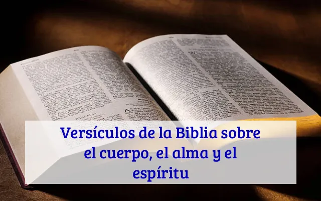 Versículos de la Biblia sobre el cuerpo, el alma y el espíritu