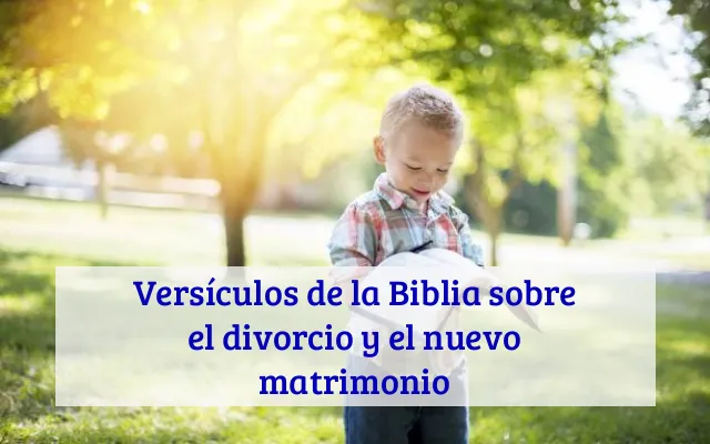 Versículos de la Biblia sobre el divorcio y el nuevo matrimonio