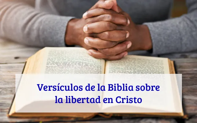 Versículos de la Biblia sobre la libertad en Cristo