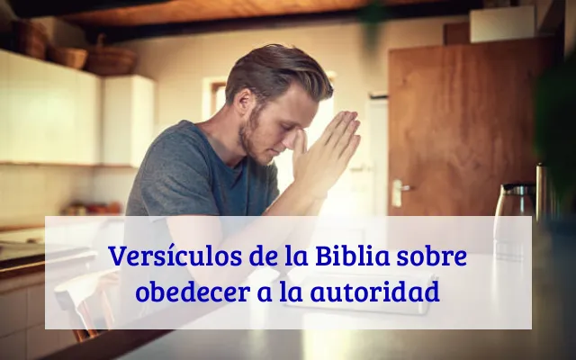 Versículos de la Biblia sobre obedecer a la autoridad