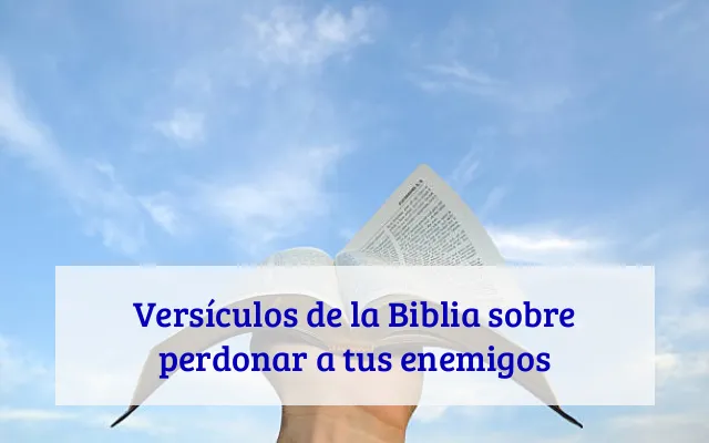 Versículos de la Biblia sobre perdonar a tus enemigos